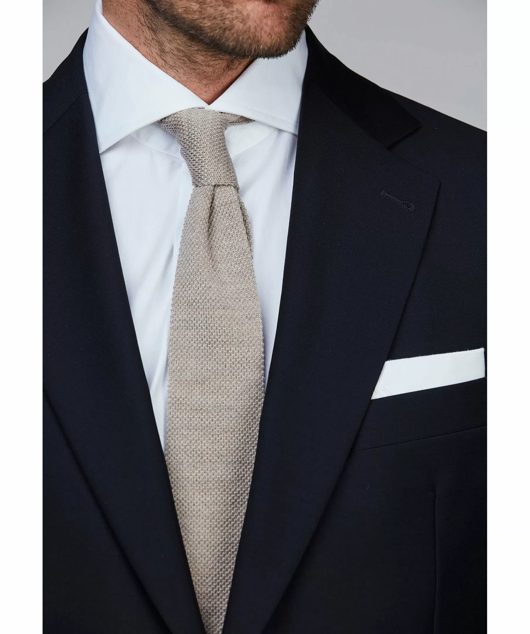 Hansen & Jacob Slipsar^Structure Knit Tie