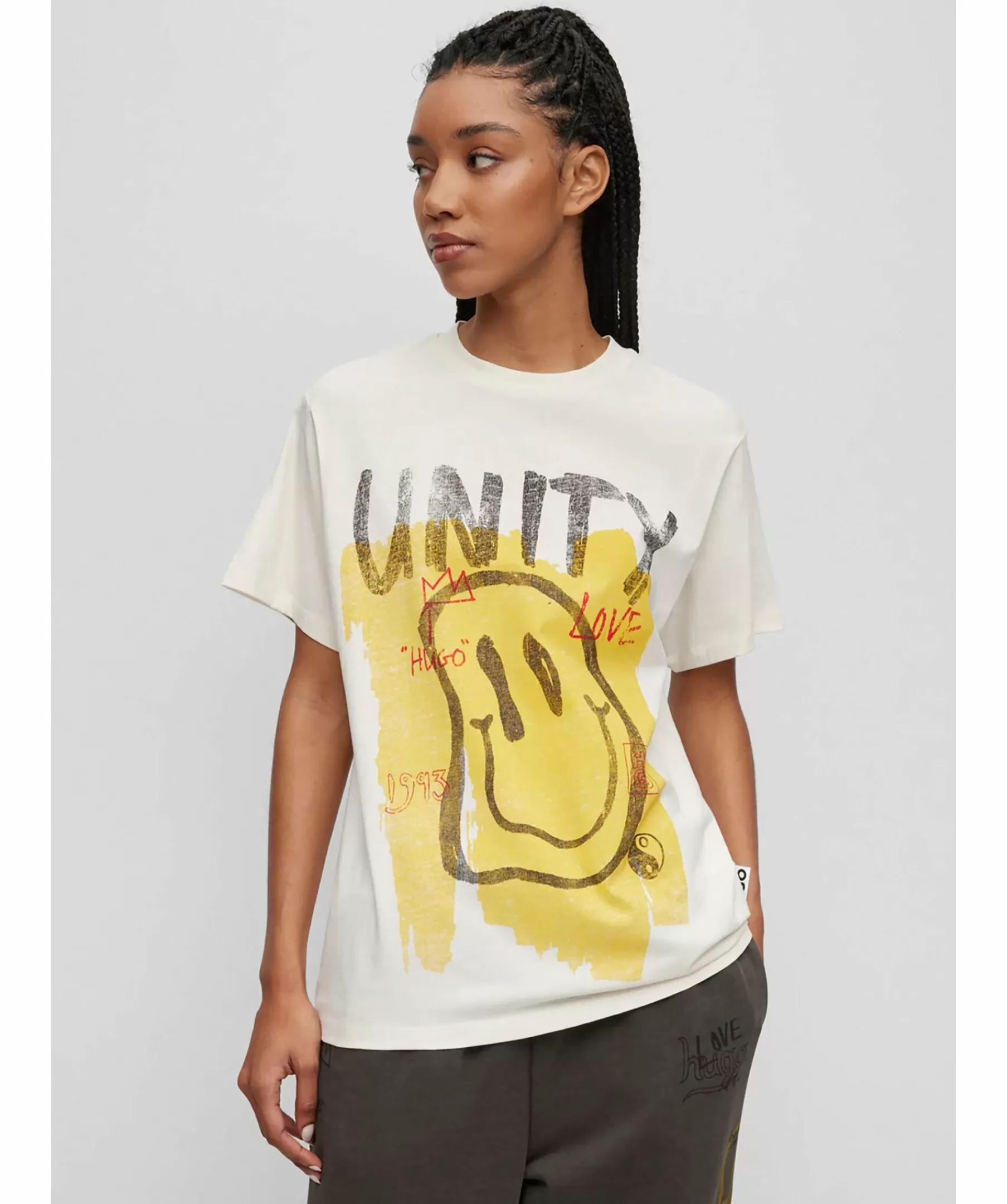 HUGO T-Shirts^Vintage Smiley Tee
